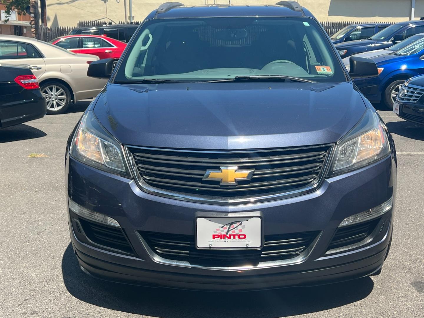 2013 Blue /gray Chevrolet Traverse (1GNKRFED4DJ) , located at 1018 Brunswick Ave, Trenton, NJ, 08638, (609) 989-0900, 40.240086, -74.748085 - Photo#12